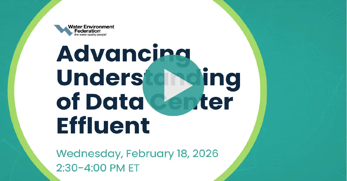 Webcast: Advancing Understanding of Data Center Effluent