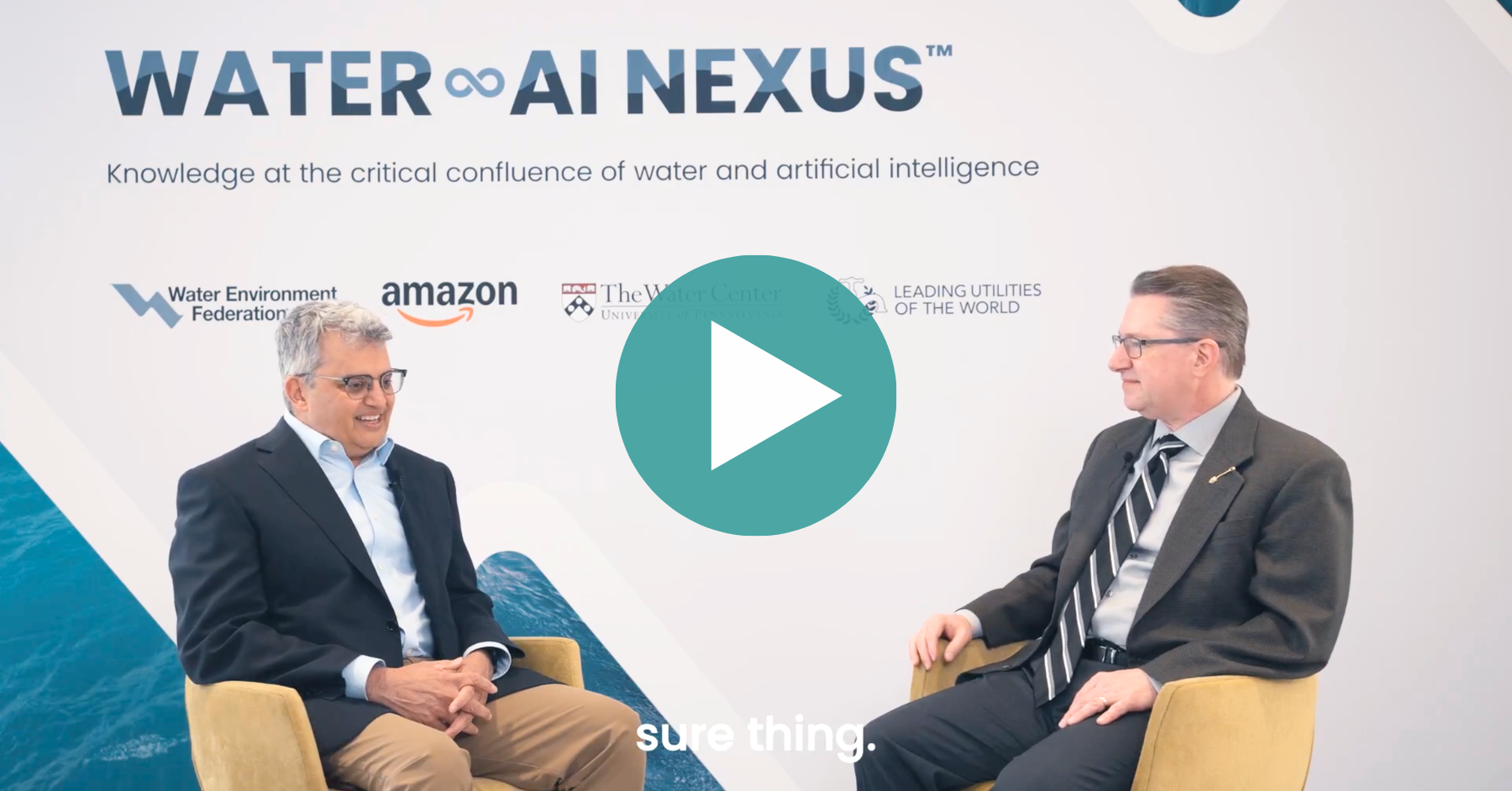 Global Water Summit 2026: Snehal Desai, Xylem + Ralph Exton, WEF Executive Director