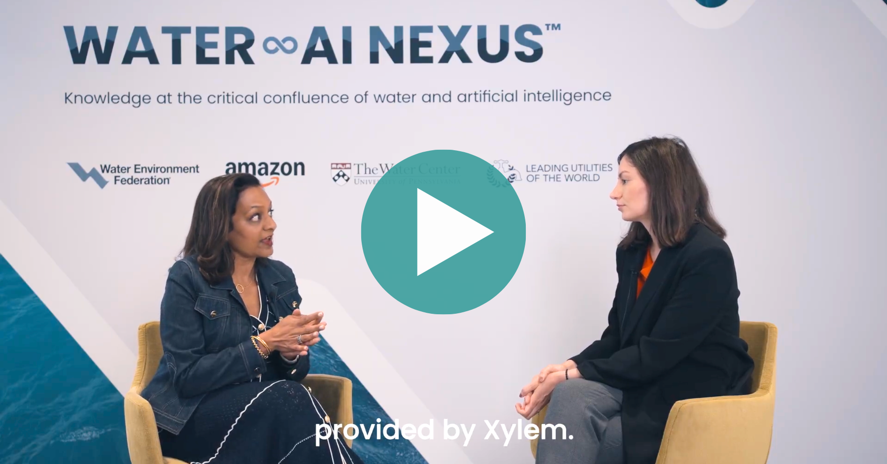 Global Water Summit 2026: Radhika Fox, Xylem + Ana Budomir, LUOW